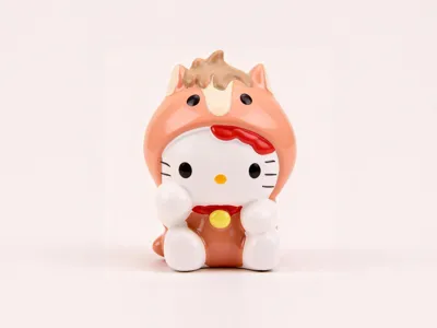 Cute Zodiac Pony Kitty Cat Small Ornament - Girls' Coloring Toy Gift