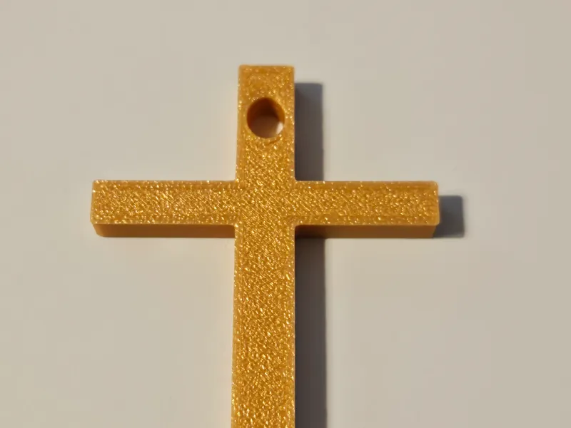 Cross keychain
