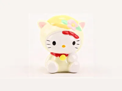 Cute Zodiac Lamb Kitty Cat Small Ornament - Girls' Coloring Toy Gift