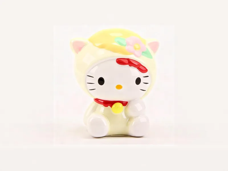 可爱生肖小羊kitty猫小摆件-女童涂色玩具礼物