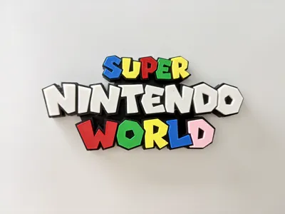 [No AMS] Super Nintendo World Refrigerator Magnet