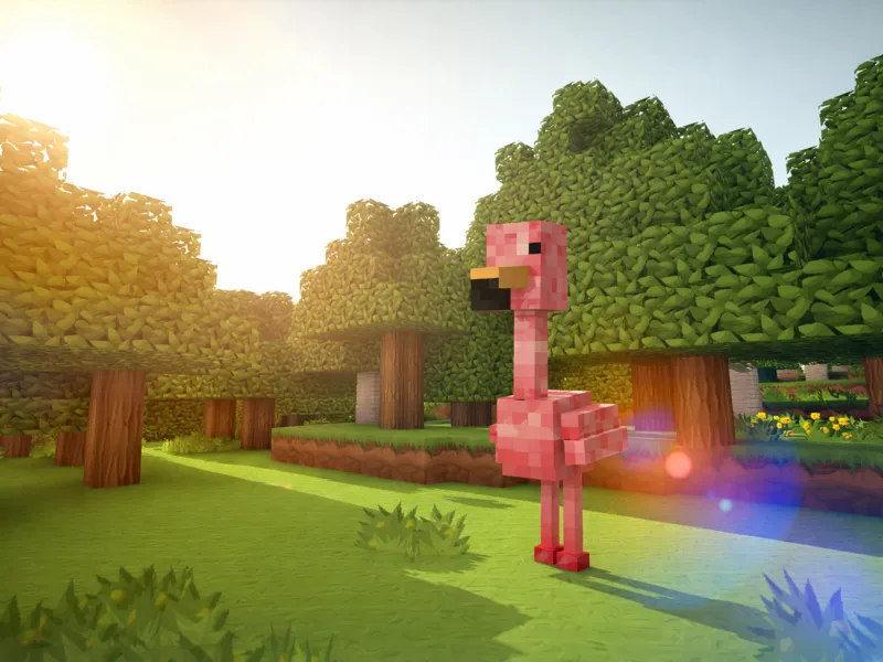 (MY OG) Minecraft Flamingo