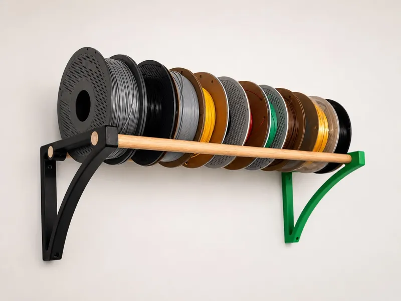Rack per bobina di filamento a parete Ø22 mm