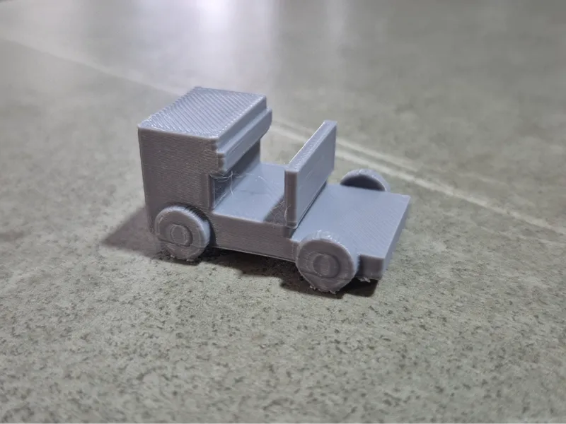 Baggage Tractor (transport luggage at the Airport)