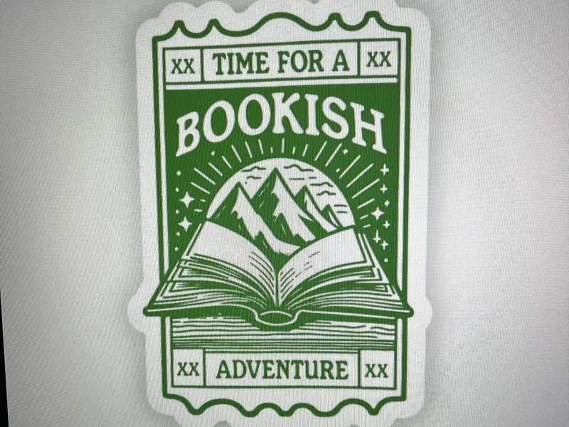 Bookish Keychain