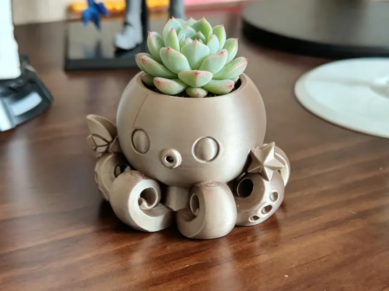 可爱八爪鱼多肉植物花盆