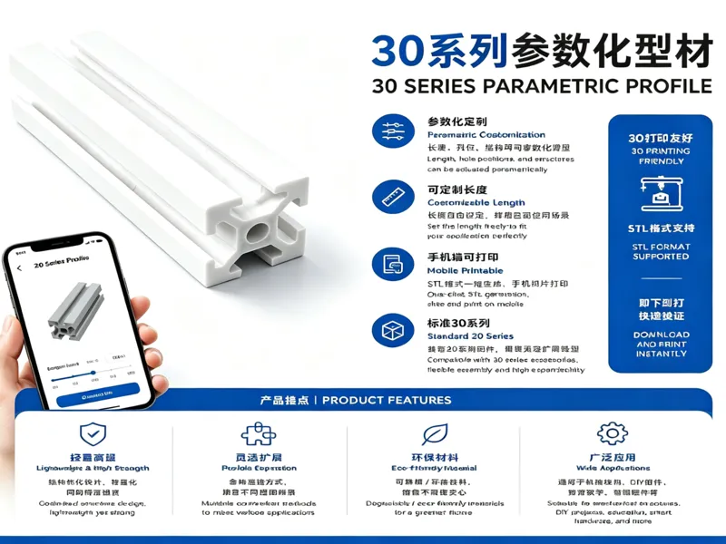 30系列参数化型材-3030型材-3060型材-3090型材