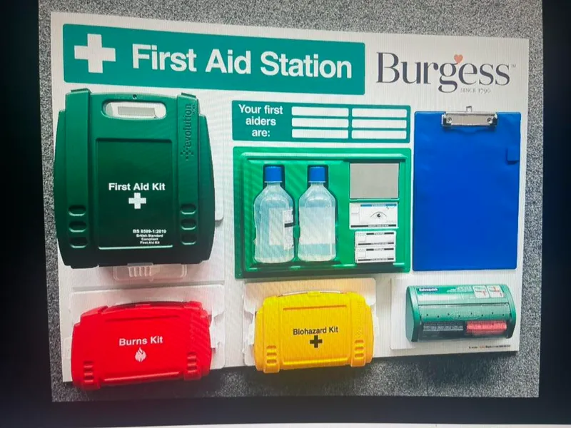 First Aid Station Wall Display