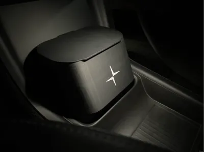 Polestar 4 Center Console Trash Bin