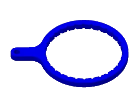 Chiave pompa piscina 182mm
