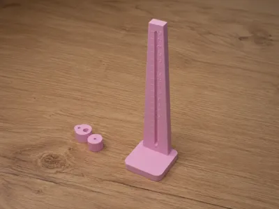 Pencil Height Gauge with Adjustment Knob