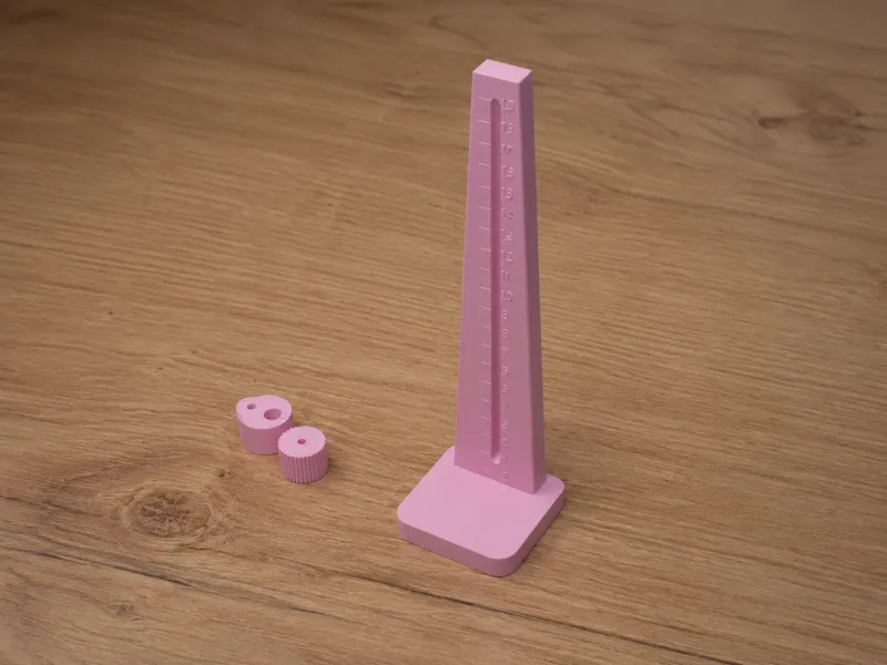 Pencil Height Gauge with Adjustment Knob