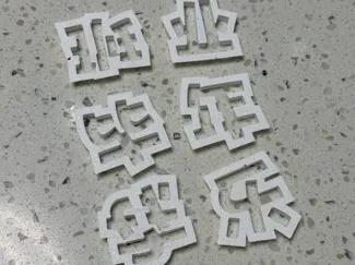 字体 摸具 年班毕业快乐
