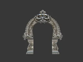 Hindu God's Gaurdian Arch design