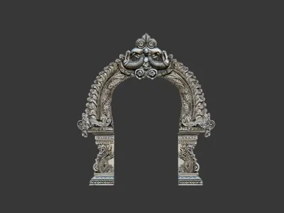 Hindu God's Gaurdian Arch design