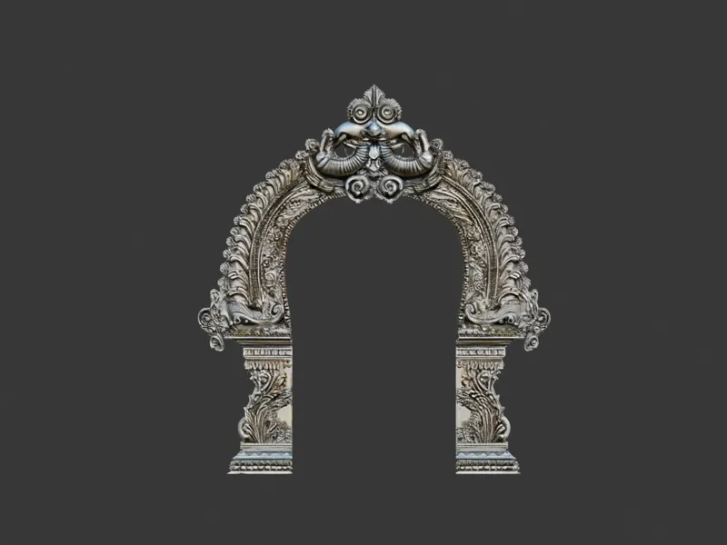 Hindu God's Gaurdian Arch design
