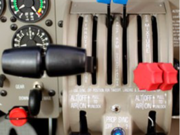 Piper Cockpit Throttle Quadrant