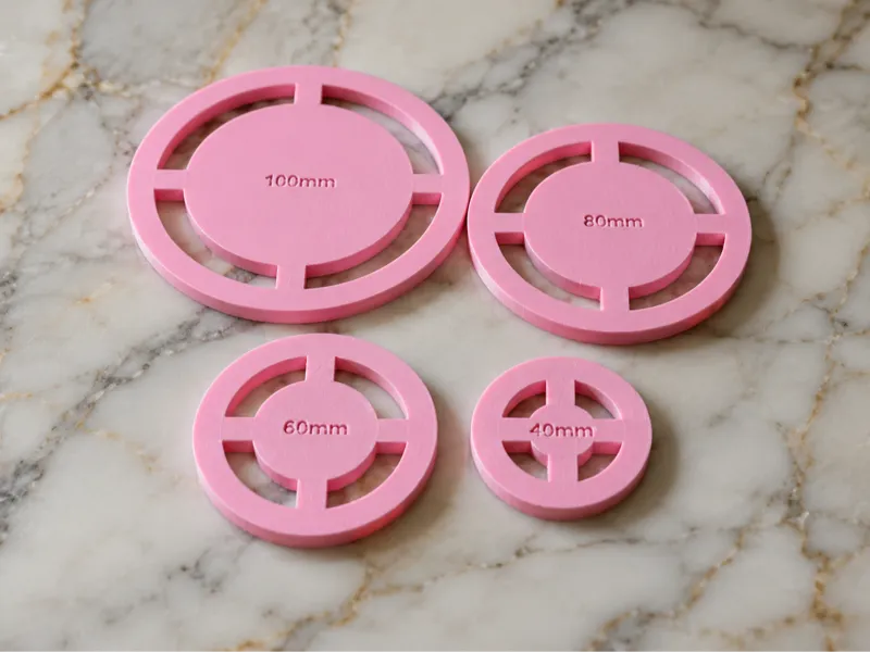Circle Centering Template Set (4 Sizes)