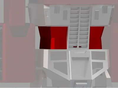 Beginners Beware_Classic Optimus Prime Wearable Armor_Lower Torso Armor