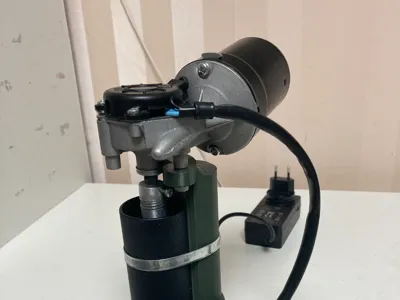 coffee grinder combined with winshield wiper motor