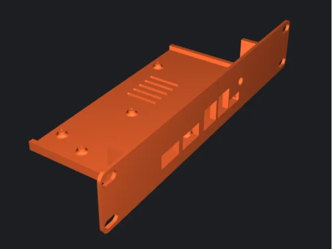 Raspberry Pi CM 5 IO Board 10-inch rack mount