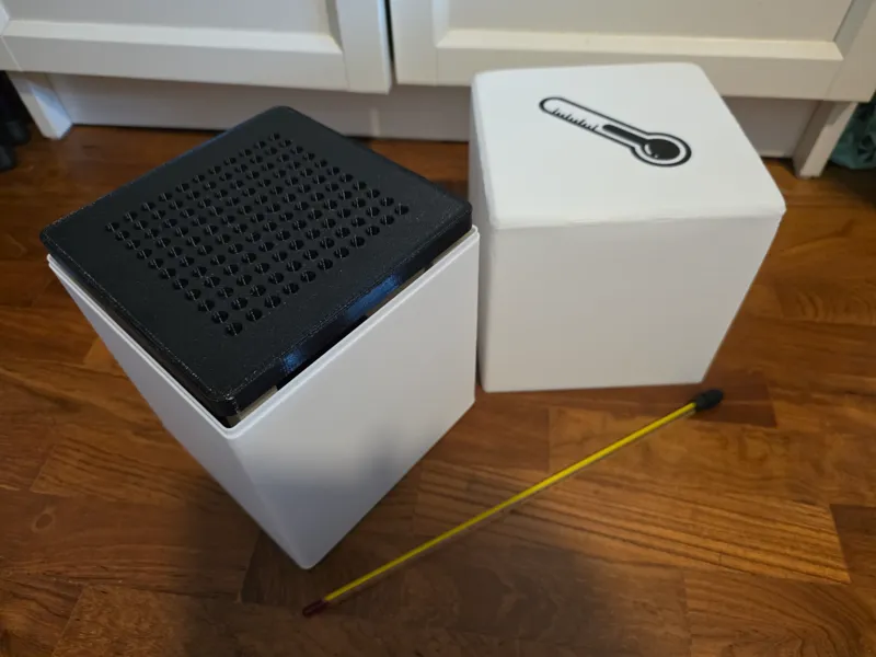 Glass Thermometer Storage Box