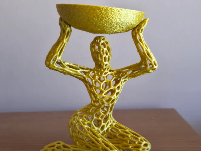 Faceless Voronoi Incense Burner
