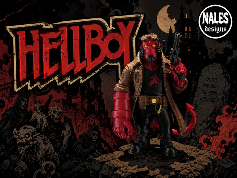 Hellboy U1 painted version