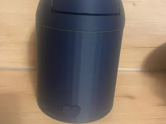 Tischmülleimer mit Herz