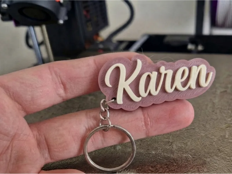 Karen keychain
