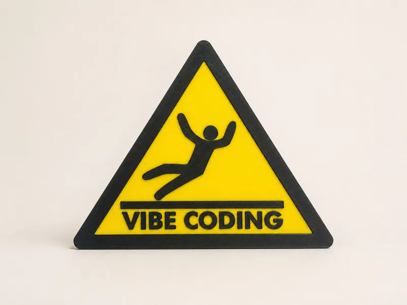 Vibe Coding 警示牌
