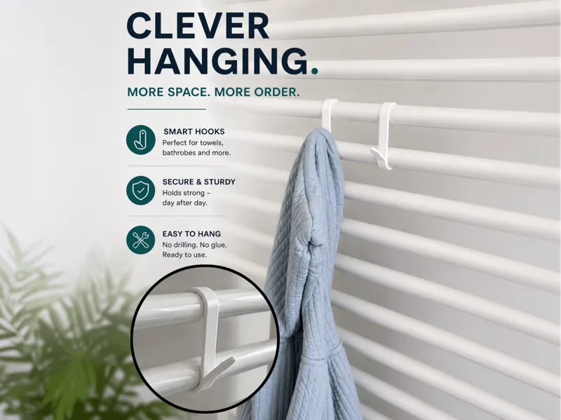 Customizable Towel Radiator Hook – Parametric