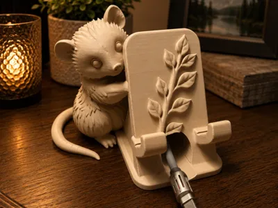Peek-A-Boo Possum Charging Phone Stand