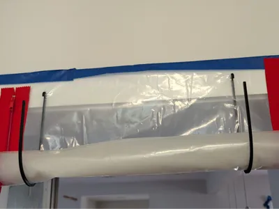 Construction Zipper Hook Plastic Holder
