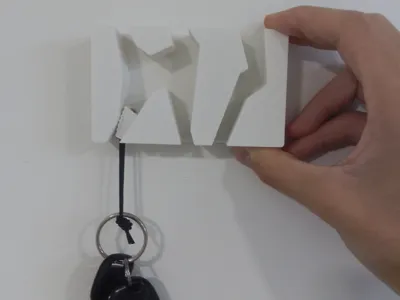 Simple Key Chain Holder Rock Climbing Inspired