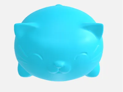 Print-A-Squishy, The TPU Needoh Cool Cat!