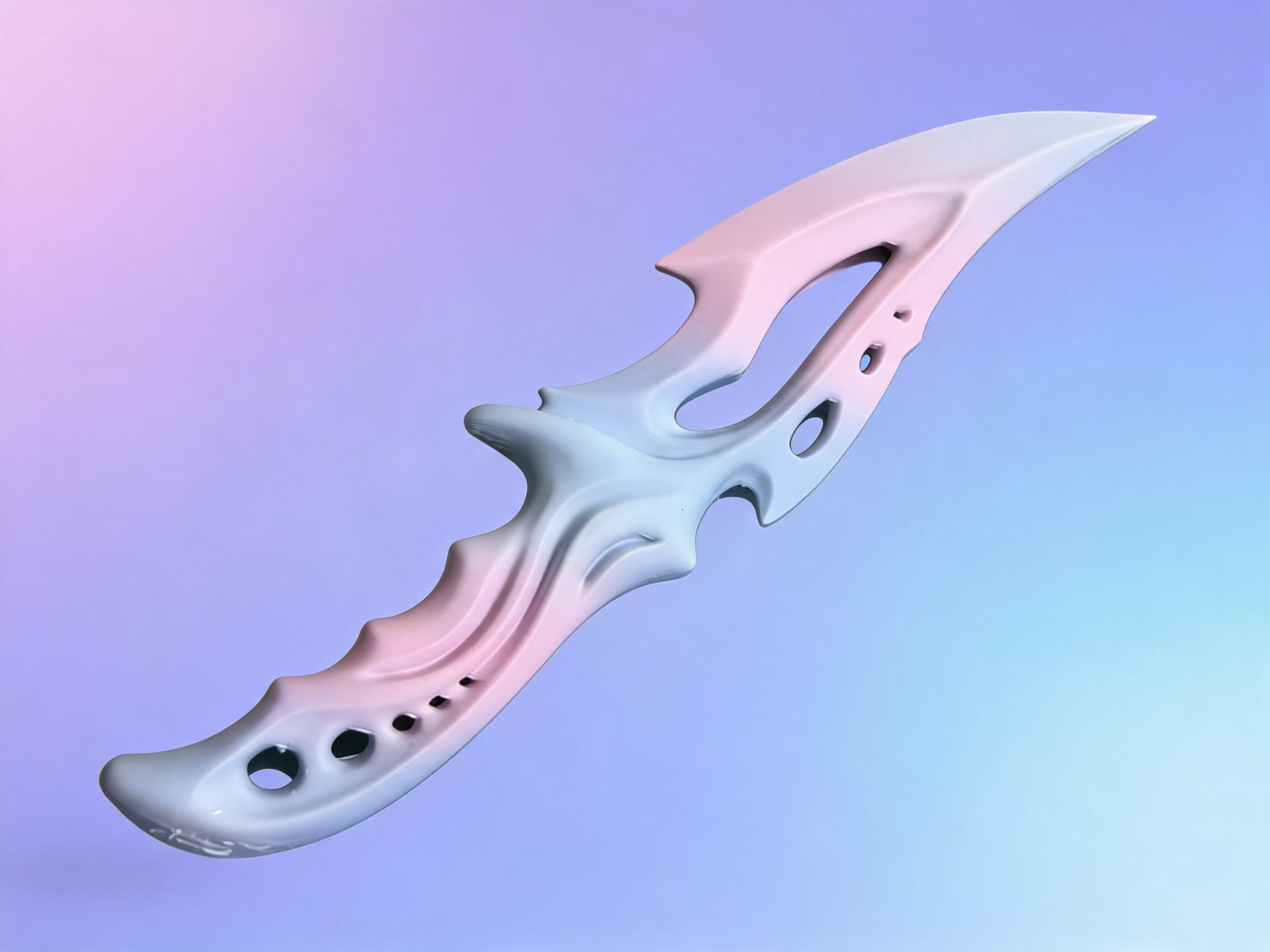 Gradient Phantom Stalker Cyber Claw Dagger