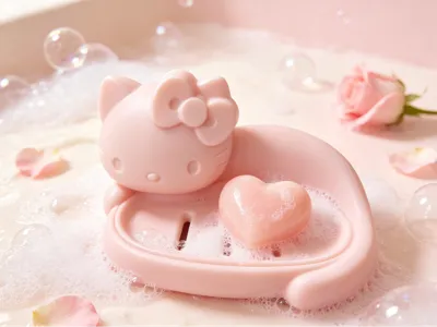Sweet Pink Cat Fun, Healing Daily Personal Care