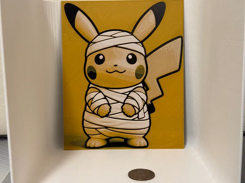 Pikachu mummy halloween