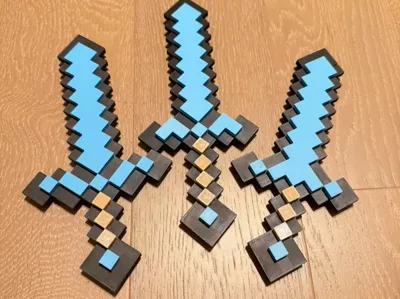 3D Diamond Sword