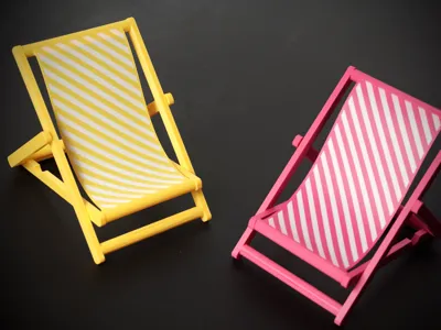 Striped Beach Chair