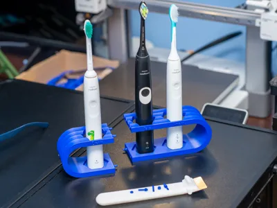 1-4 toothbrushes universal  electric holder