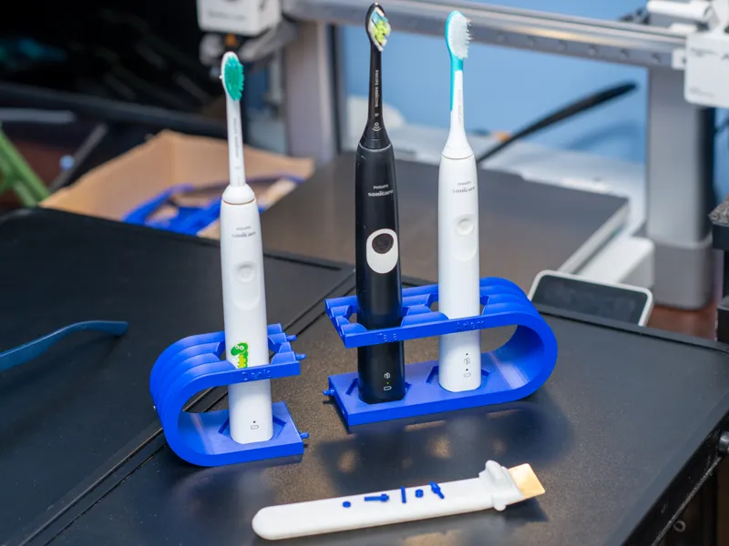 1-4 toothbrushes universal  electric holder