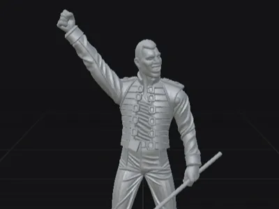 Freddie Mercury - Queen Live Wembley 1986 FanArt