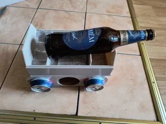 A beer tank with a rotating turret Pivní tank