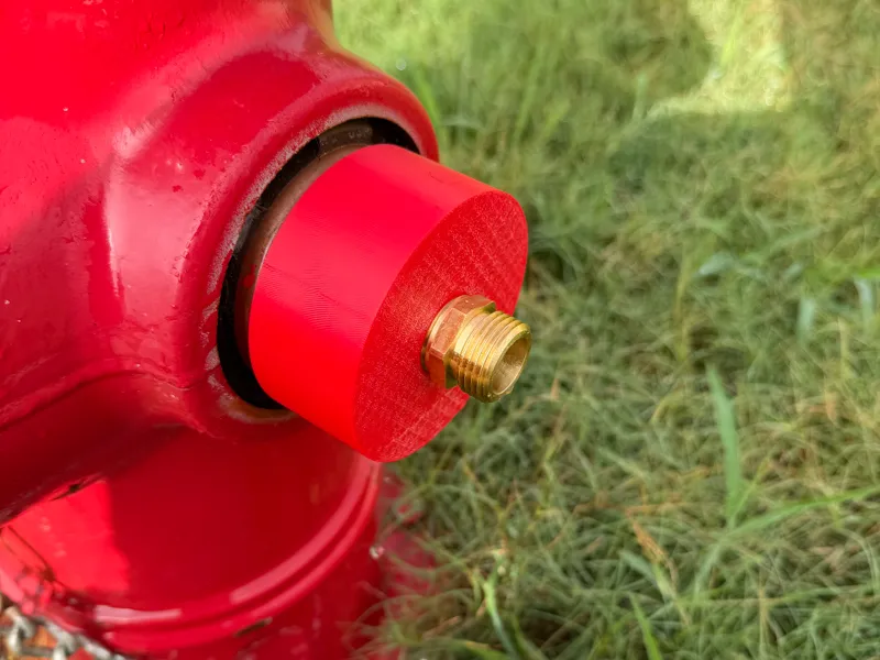 2-1/2" Hydrant to 3/4" NPT Cap