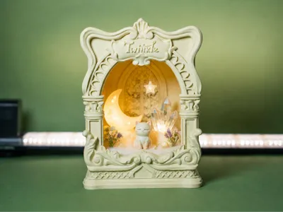 Church Lightbox—Collectible Display Cabinet