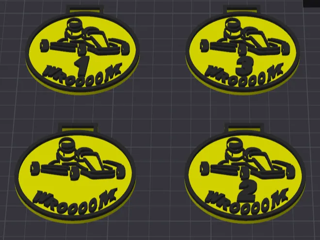 Racing medals - GoKart medals