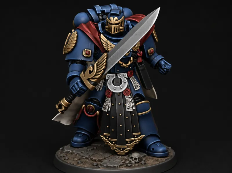 Eternal Vanguard Captain - Grimdark Miniature
