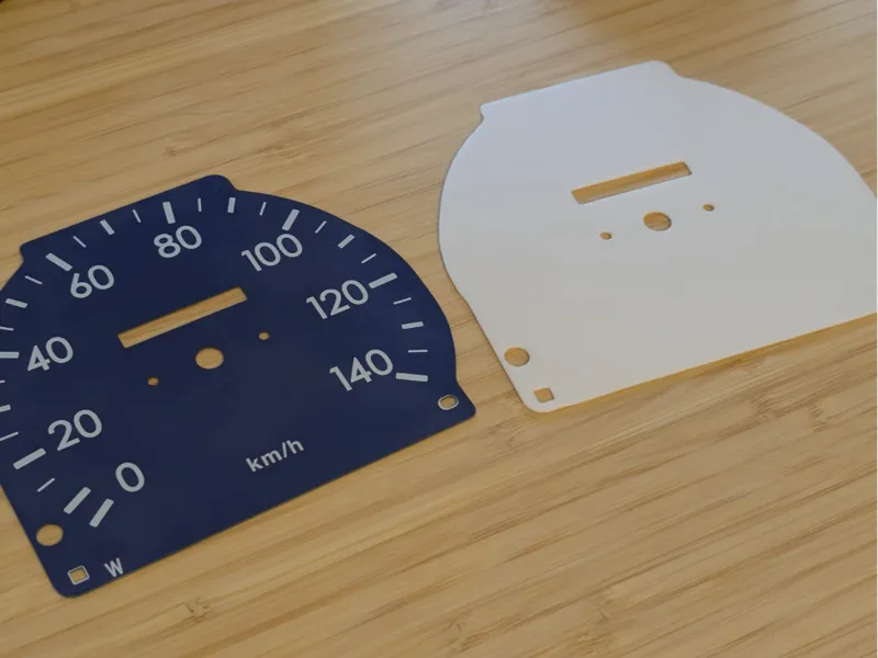 Subaru Sambar TT2 Replacement Speedometer Blank